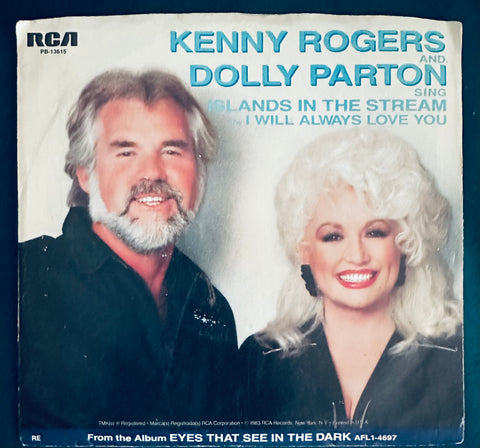 Dolly Parton - Islands in the Stream / I Will Always Love You (7" Record 45 vinyl) used