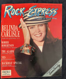 Belinda Carlisle rock express magazine