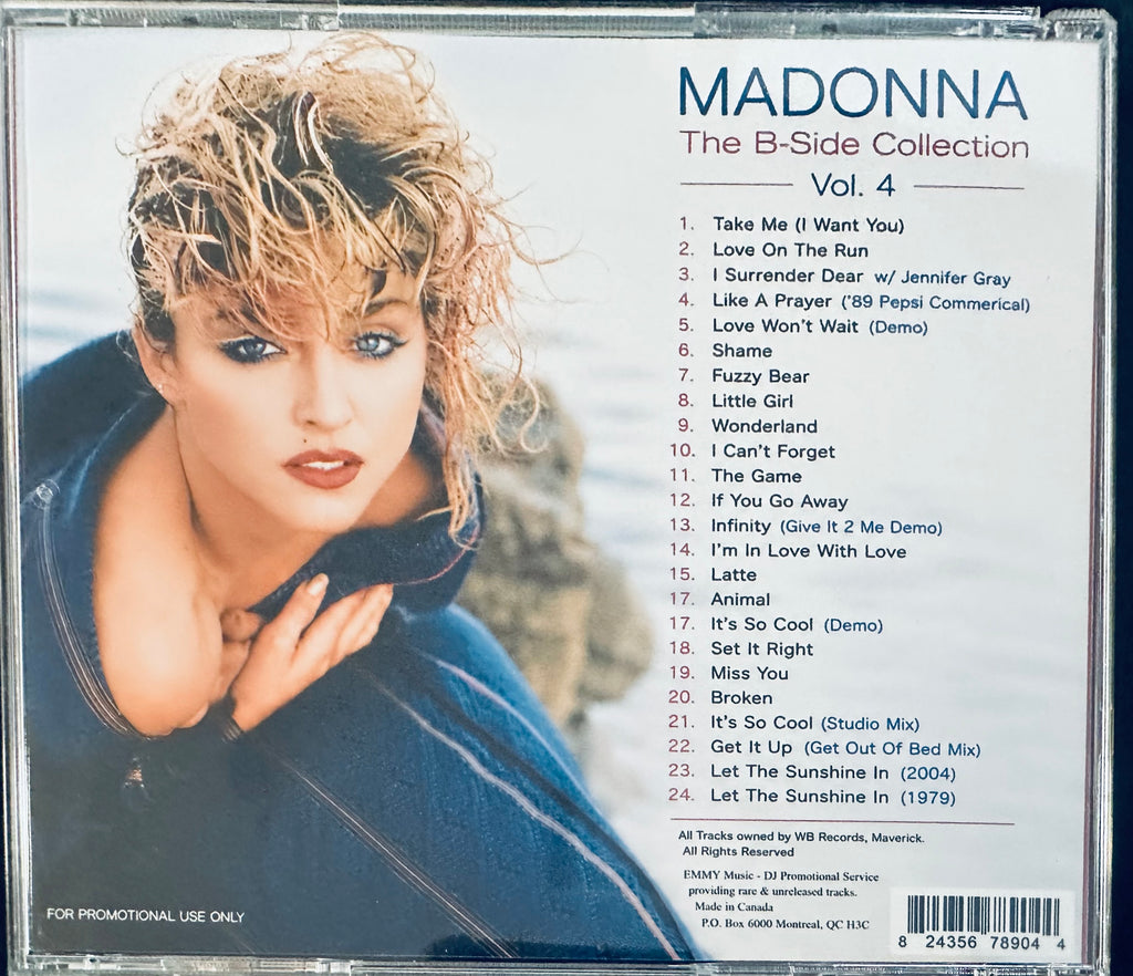 Madonna B-side Collection vol.4 Bsides CD – Borderline MUSIC