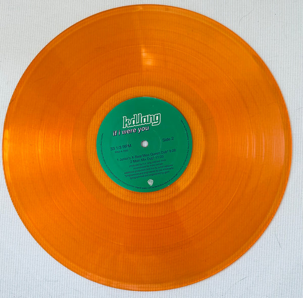 K.D. lang 12” single LP Orange Vinyl If I were you - remixes ...