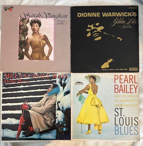 4 Iconic Jazz / Vocal Woman (Pearl, Dionna, Sarah, Della) -LP Vinyl - Used
