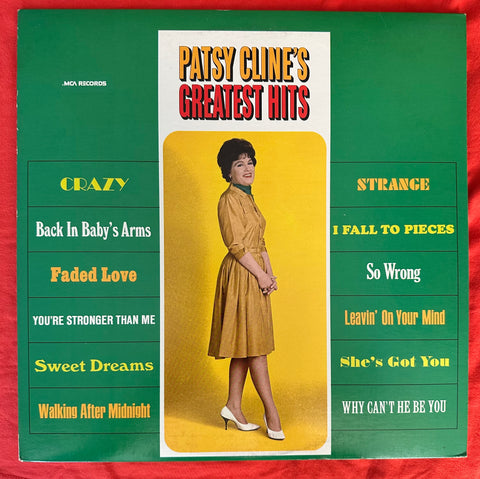 Patsy Cline greatest hits LP vinyl used 1973