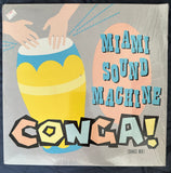 Miami sound machine ft: Gloria Estefan - conga! Vinyl 12” single (in cellophane)  LP