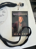 Kenny Loggins official laminated backstage pass