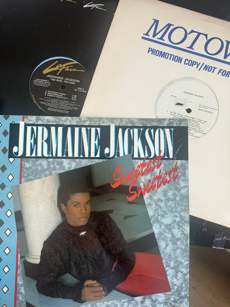 Jermaine Jackson 3 vinyl 12" Singles LP - Used