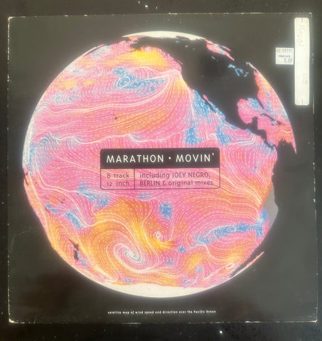 Marathon (Joey Negro) -  Movin’ 12” single  1991  UK LP vinyl used