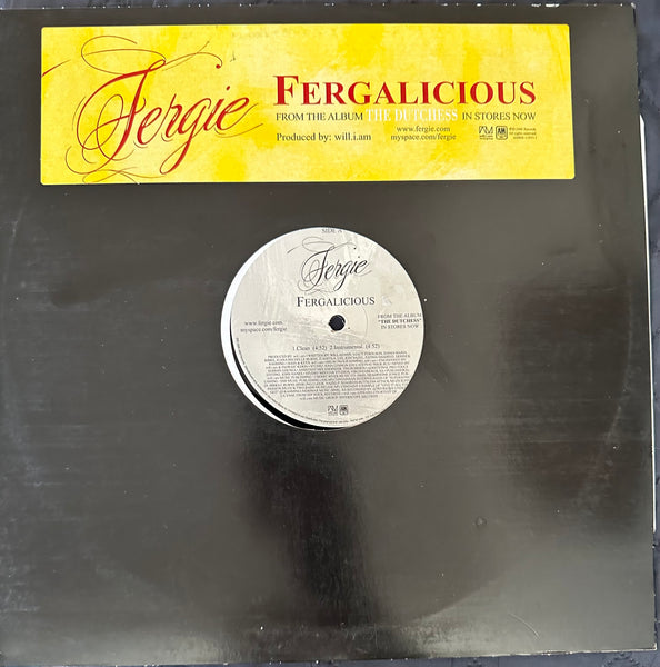 Fergie -  Fergalicious  12"  promo LP Vinyl Used