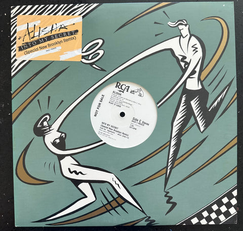 Alisha - Into My Secret (PROMO 12" Single) LP vinyl - used