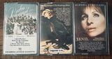 Barbra Streisand 3 cassette tapes