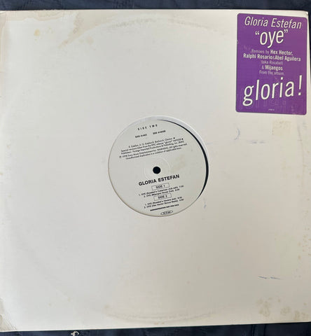 Gloria Estefan 12” single - “Oye” promo Lp  vinyl - used