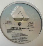 Aretha Franklin living in the streets 12 inch single 1981 rare LP  vinyl