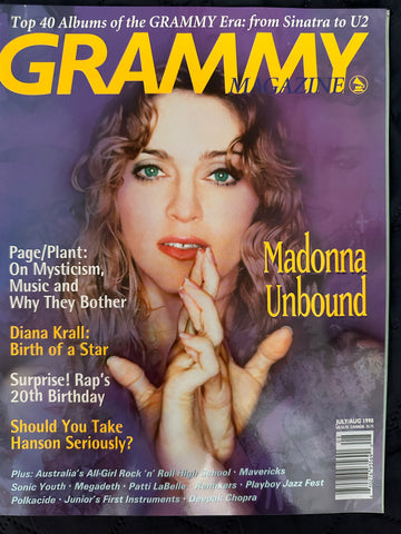 Madonna - Grammy Magazine "Madonna Unbound" July 1998 (Ray Of Light)