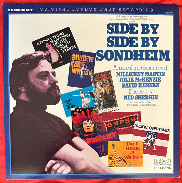 Sondheim - side by side London Cast 2xLP vinyl - used