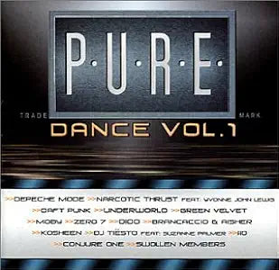 Pure Dance Vol. 1  (Various: Depeche Mode, Dido, iiO, Moby, Kosheen ++) CD - Used