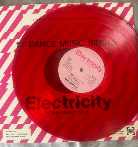 Eric Roberts - The Next In Line -  red translucent remix 12" LP single vinyl used