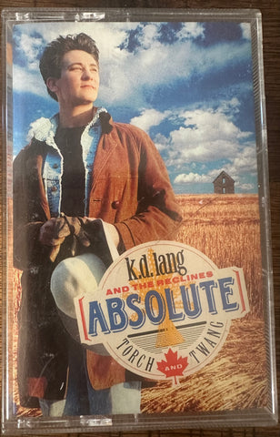 k.d. Lang - Absolute Torch Twang Cassette Tape - Used