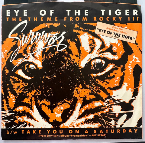 Survivor - Eye Of The Tiger 45 record - used