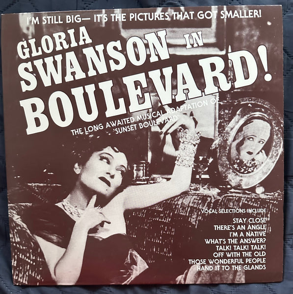 Gloria Swanson in Sunset Boulevard LP vinyl used