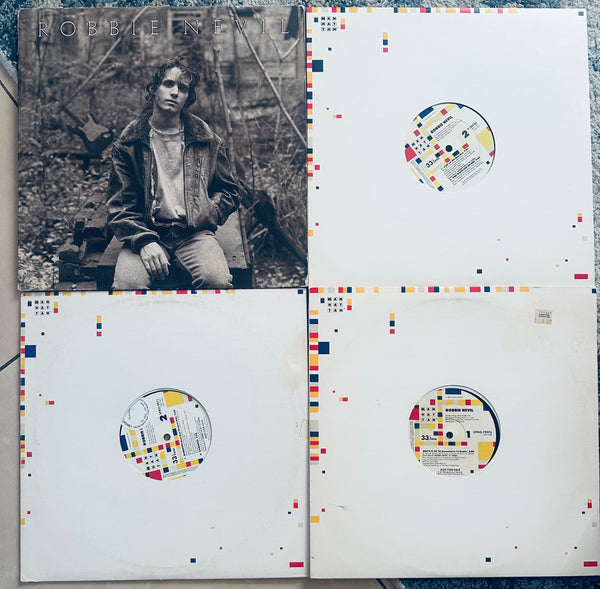 Robbie Nevil  1986 LP + 3 orignial PROMO 12" Remix Singles LP Vinyl -- Used  (USA ORDERS ONLY)