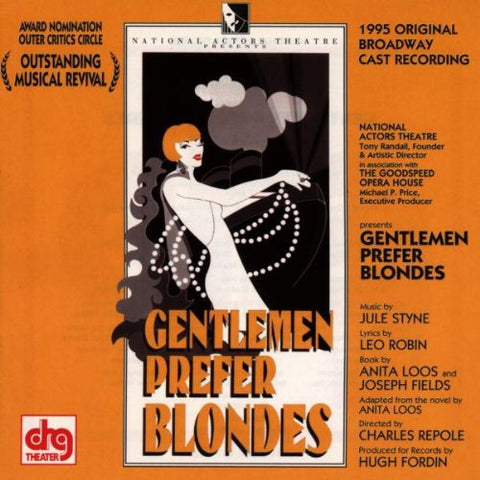 Gentlemen Prefer Blondes 1995 Broadway Revival Cast CD - Used