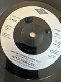Kylie Minogue 7 inch 45 record vinyl wouldn’t change a thing with. It’s no secret import.