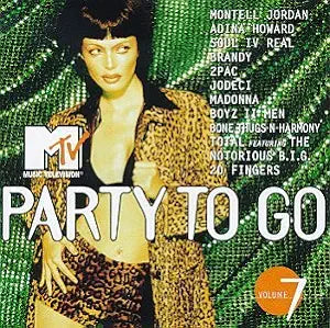 MTV Party To Go vol. 7 (Various:Soul) Madonna, Brandy, 2_Pac++)  CD - Used