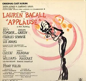 Lauren Bacall - Applause: Original 1970 Broadway Cast Extra Tracks, Remastered, Cast Recording CD= Used
