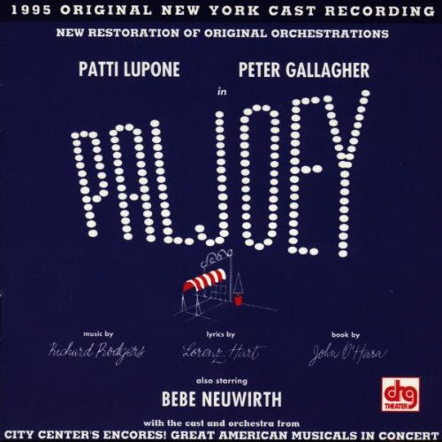 Patti LuPone in PAL JOEY (1995) (with Bebe Neuwirth) Broadway NYC Cast CD - Used