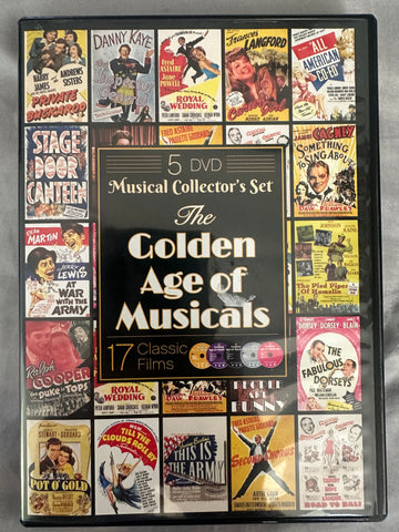 Golden age of musicals 5 DVD set used