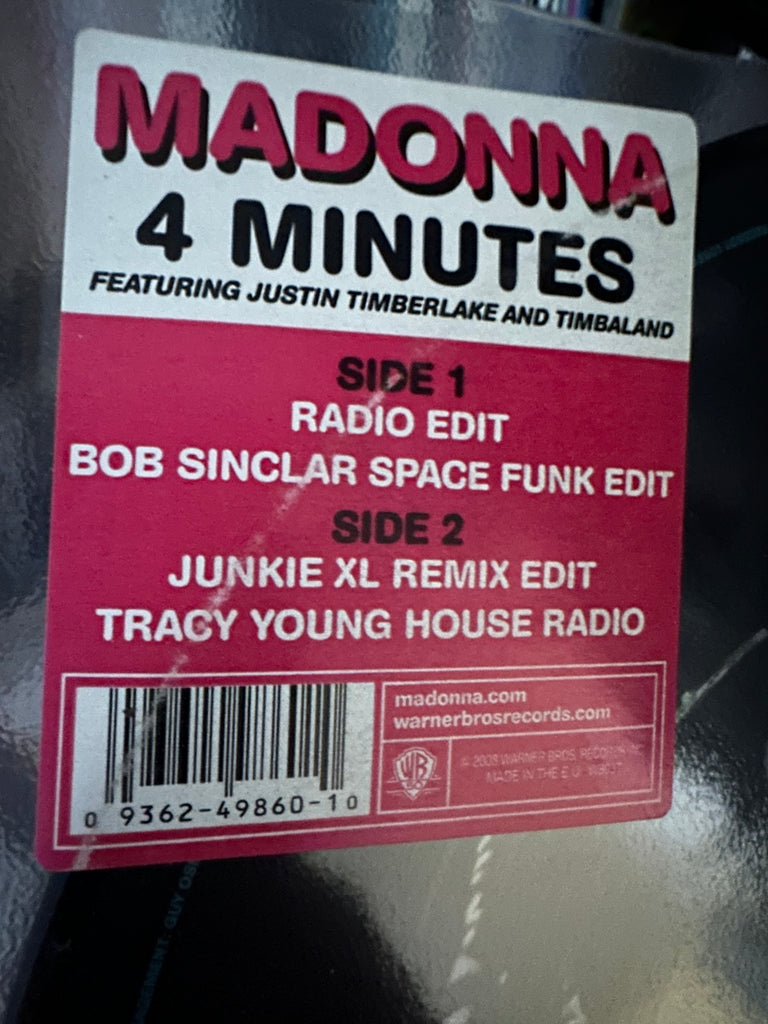 Madonna - Picture Disc 4 Minutes ft: Justin Timberlake LP Vinyl