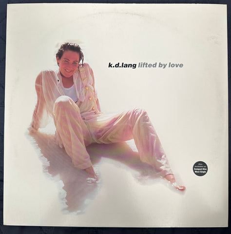 K.D. L ang 12” single LP Vinyl Lifted by Love / Enough is Enough - Used