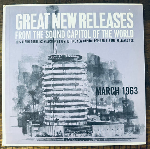 Capital 1963 great new releases promotional LP vinyl record