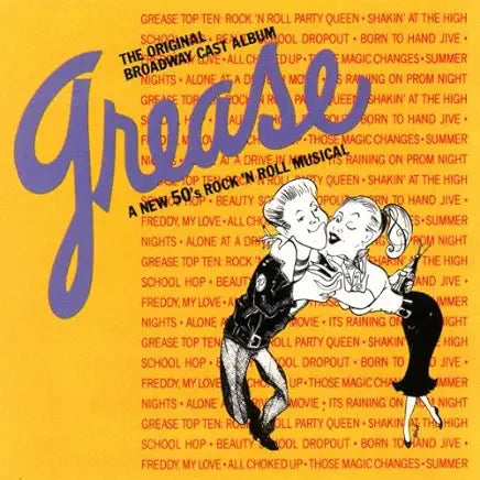 Grease: A New 50's Rock 'N Roll Musical - The Original Broadway Cast Album CD - Used