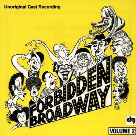 Forbidden Broadway VOL. 2 : The Hit Musical Revue Compilation Cast Recording CD - Used