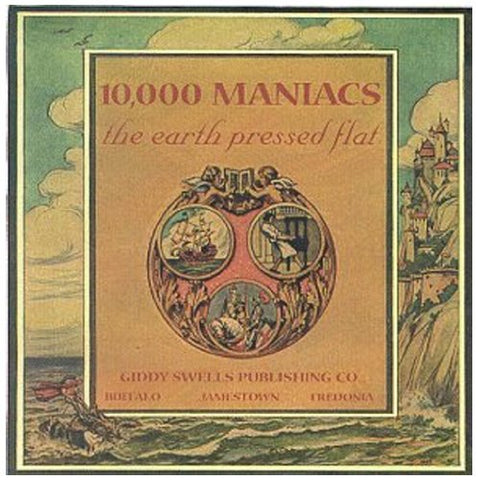 10,000 Maniacs - The Earth Pressed Flat CD - Used