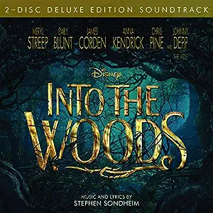 Into the Woods Stephen Sondheim 2CD Deluxe Edition Soundtrack - Used