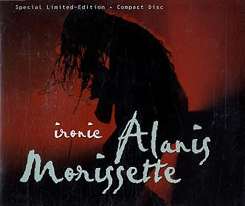 Alanis Morissette - Ironic + 3 LIVE  (US Maxi-CD single) Used