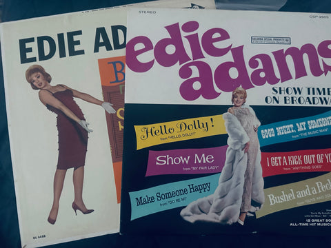 Edie Adams 2 original LP vinyls used