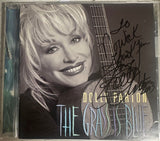 Dolly Parton- The Grass is Blue (Autographed CD booklet) CD Used