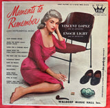 Moments to Remember - Vincent Lopez / Enoch Light LP Vinyl - Jayne Mansfield - used