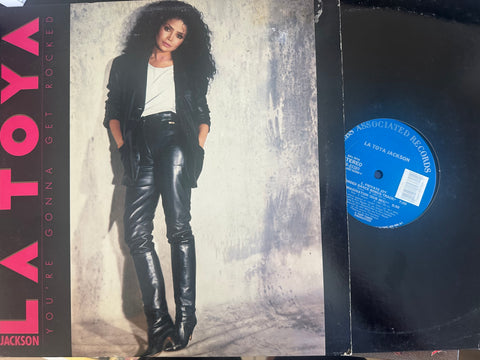 La Toya Jackson 2 vinyl 12" singles LP - Used