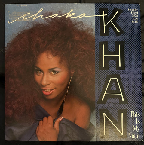 Chaka khan - This Is My Night 12" Single LP Vinyl - Used