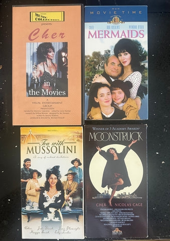 Cher (4 Films) VHS - Used  (USA ORDERS Only)