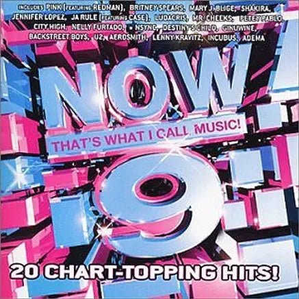 Now That's What I Call Music 9  (Various:PINK, U2, Britney, J.lo, Shakira+) CD - Used