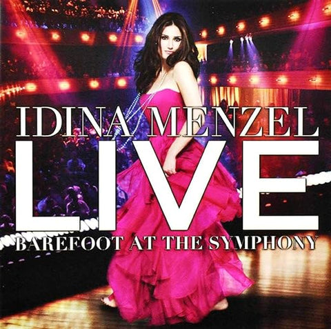 Idina Menzel - LIVE (Barefoot At The Symphony) CD - Used
