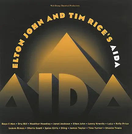 Elton John and Time Rice's AIDA CD (Various: Tina Turner, Spice Girls, JANET, Shania, LeAnn++) - Used
