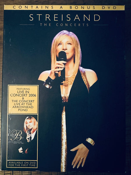 Barbara Streisand the concerts 3 DVD box set -used