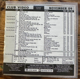Club Video DVD - November 2009  (Various) DVD - Used