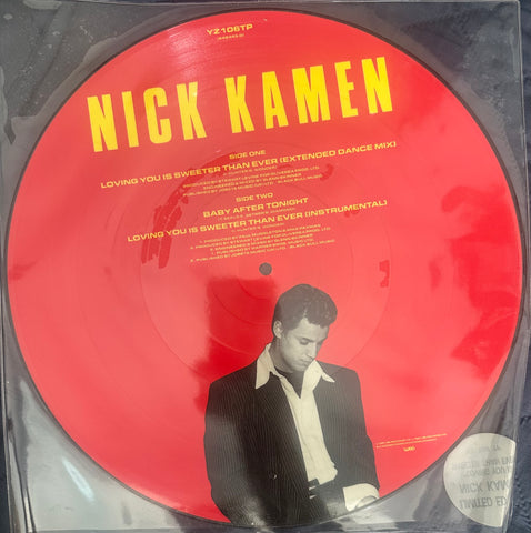 Nick Kamen - Loving You Is Sweeter Than Ever UK  LP  Picture disc 12” Single Vinyl - Used