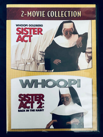 Whoopi Goldberg - Sister Act 1 & 2  Movie Collection DVD - Used